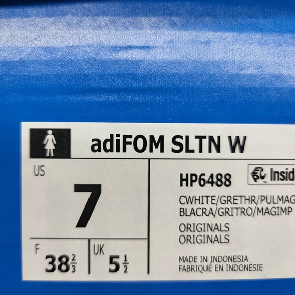 New Adidas adiFOM SLTN 'Cream Pink White' Women's Running Shoes Size 7 - Picture 9 of 9